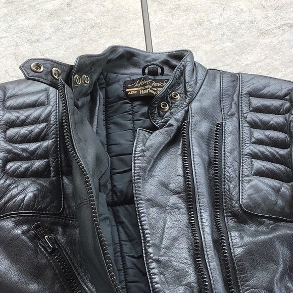 Harley Davidson Hein Gericke black leather jacket - Picture 6 of 16
